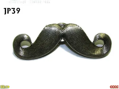 £2 • Buy Steampunk Brooch Badge Pin Gentleman's Tash Chaphop Moustache Moustache #JP39