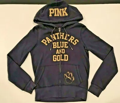 Victoria's Secret Pink University Of Pitt Panthers Women's Hooded Sweatshirt S • $19.24