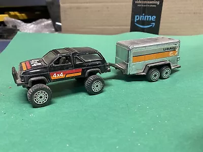 Vintage Tootsietoy Pathfinder 4x4 & U-Haul Trailer • $8.50