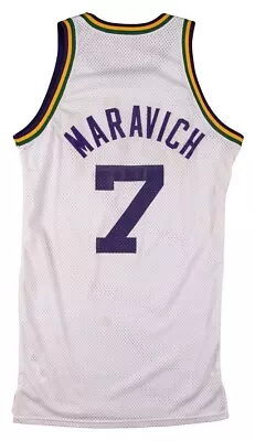 The Finest Pete Maravich 1970's New Orleans Jazz Game Used Jersey MEARS A10 COA • $49995