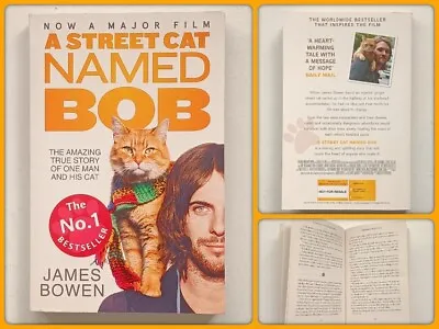 A Street Cat Named Bob Book. • £3.95