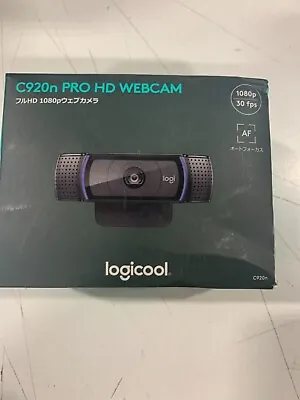 C920n Logicool Webcam Full HD 1080P Webcam Streaming Autofocus Stereo Microphone • $29.99