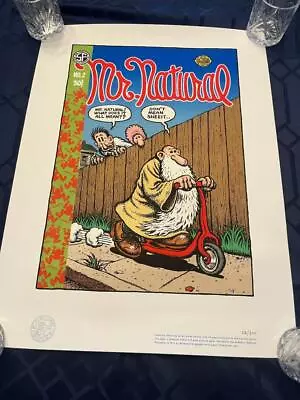 Mr Natural Giclee Poster By R. Crumb Numbered 28/300 Mint Orig Pkg Unused A • $150
