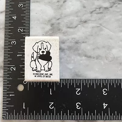 Rubber Stamp Puppy Dog With Heart • $3