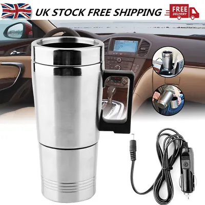 £16.48 • Buy Car Trucks Stainless Steel Electric Kettle Travel Coffee Water Heater Mug Warmer