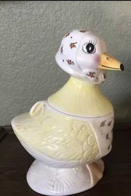 Vintage Mother Goose Duckling Cookie Jar By Weiss Brazil • $19.50