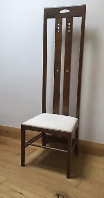 £200 • Buy Charles Rennie Mackintosh Solid Oak Ingram Street Reproduction Chair