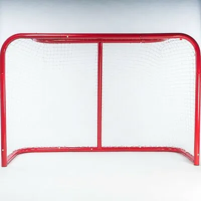 PRISP Steel Street Hockey Net Metal Hockey Goal With Net - 4' X 6' / 4' X 4' • $256.99