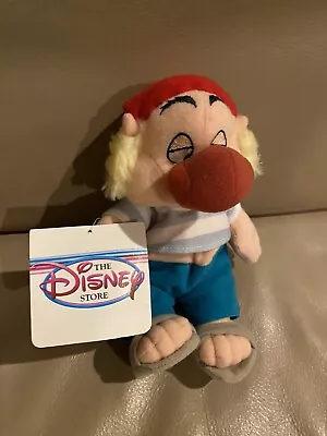 DISNEY Parks PETER PAN MR. SMEE 7” PLUSH BEAN BAG TOY Beanie Vintage • $15