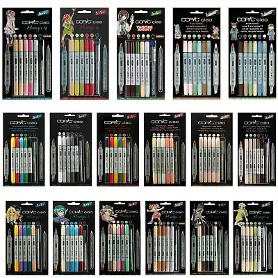 Copic Ciao Marker 5+1 Various Popular Manga Skin Pastels Combinations Sets • £22.49