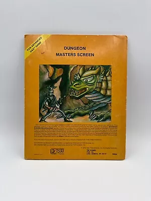 DUNGEON MASTER'S SCREEN #9024 AD&D TSR 1981 - Complete Set Both Trifolds Includ • $19.99