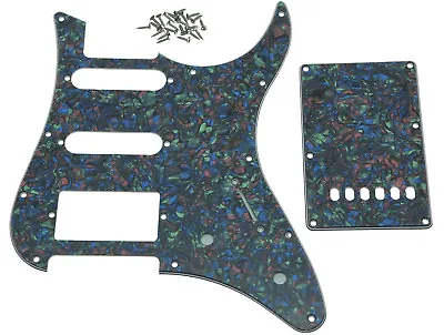 Abalone Pearl Guitar HSS Pickguard Back Plate Screws Fits Yamaha PACIFICA Guitar • $14.21