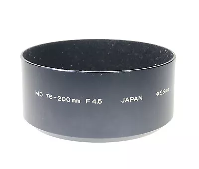 Genuine Minolta 55mm Metal Lens Hood Shade For MD 75-200mm F/4.5 • $9.95