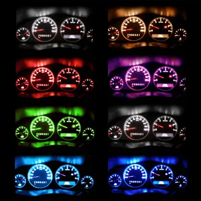 10Pcs Blue T5 74 37 SMD Car LED Dashboard Instrument Interior Light Accessories • $9.98