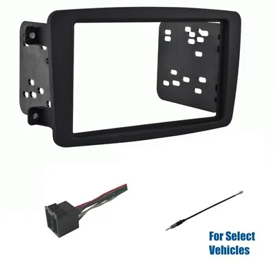 Double Din Radio Install Kit Combo For Some 2001-2004 Mercedes C C230 C240 C320 • $39.95