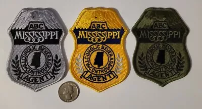 Mississippi State MS State Police Patch Set Alcohol Beverage Control ABC Law... • $12