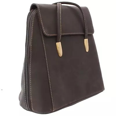 £84.99 • Buy Visconti Oiled Leather Julia Backpack/Shoulder Bag 18001 Oil Brown