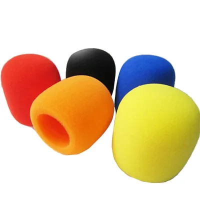 5 Colorful Microphone Mic Cover Microphone Windscreen Foam Cover For Shure SM58 • $6.99