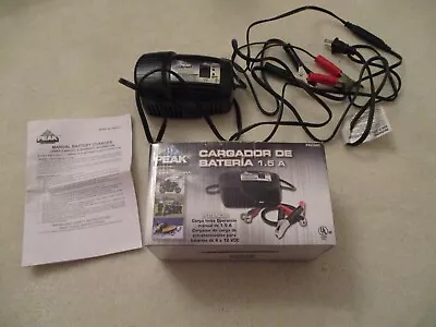 NOS VTG Peak 1.5 Amp Battery Charger Slow Charge Manual Operation Trickle 6/12 V • $19.99