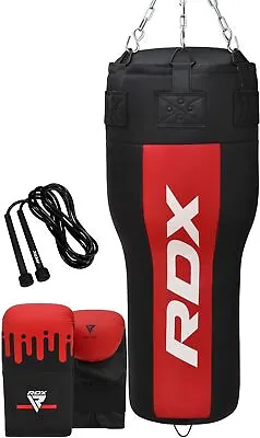 Uppercut Punch Bag By RDX MMA Muay Thai Unfilled Angled Heavy Punching Bag Set • $72.99