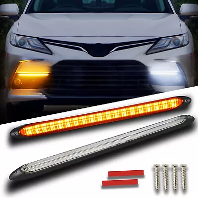 2X Sequential LED Strip Turn Signal Indicator Car DRL Daytime Running Light 34CM • $18.39