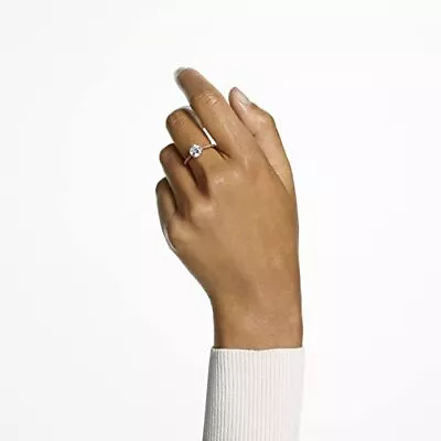 Swarovski Constella Cocktail Ring White Princess Cut And Pavé Crystals In A Ro • £62.08