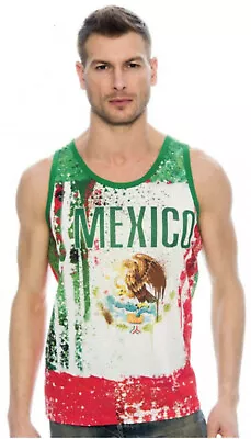 True Rock Men's Mexico Bruce Tank Top [268MX] (Size: S-2XL) • $16.99