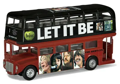 Corgi  Let It Be  The Beatles 1:64 Scale Die-Cast London Bus CC82341 • $26.99