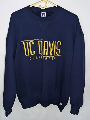 Vintage 80s UC Davis Sweatshirt Size XL Made In USA RARE Russell Athletic • $39.99