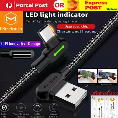 $4.73 • Buy Mcdodo Braided Type-C USB Fast Charger Cable Cord For Samsung S9 Note10 S8 S10