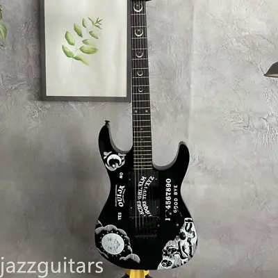 Custom Black Ouija KH-2 Electric Guitar Kirk Hammett With Maple Neck FR Bridge • $269