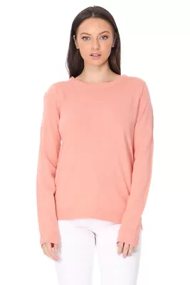 Yemak Women's Casual Long Sleeve Crewneck Pullover Sweater MK3399 (S-L) • $13.95