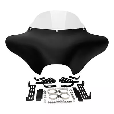 $198.80 • Buy Matte Black Batwing Fairing W/ Windshield Fit For Yamaha V Star 650 1100 Classic