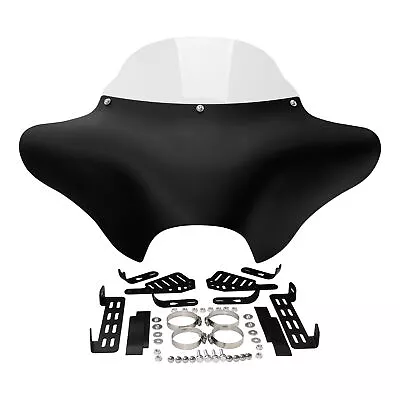 Matte Black Batwing Fairing W/ Windshield Fit For Yamaha V Star 650 1100 Classic • $139.16