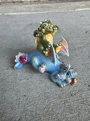The Franklin Mint Mood Dragons Mommy & Baby Collection - Rowdy & Rundown • $24.99