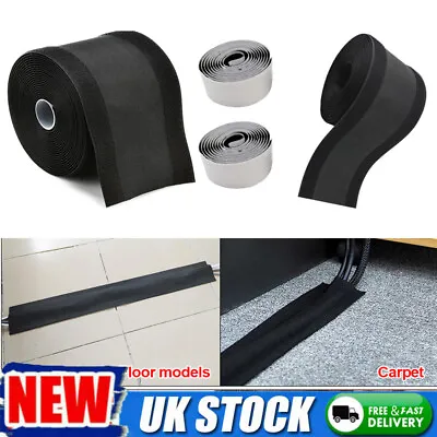 Cable Cover Nylon Sticky Wire Protector Floor Reusable Management Cord Tube • £5.49