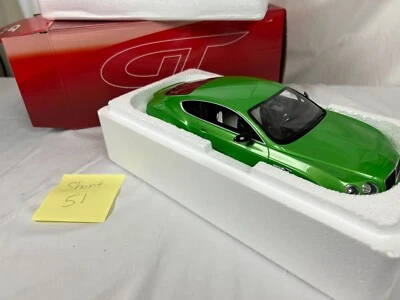 $11.50 • Buy 1/18 Diecast GT Spirit Bentley Continental GT V8 Green GT077