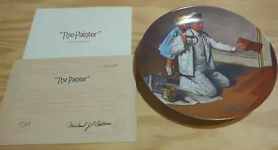 Norman Rockwell Collector Plate The Painter KNOWLES [Free Shipping] • $14.99