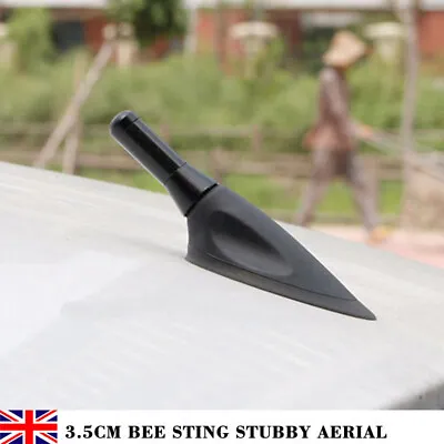 £3.89 • Buy Mini Black Carbon Car Aerial Bee Sting Mast Antenna Ariel Arial Radio Stubby AB