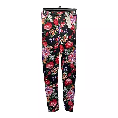 Nollia Women’s S/M Multi Color Floral Pattern Leggings  • $5.40