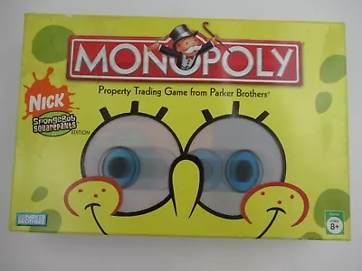 SpongeBob SquarePants Monopoly Complete Parker Brothers 2005 • $24.99