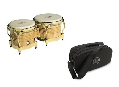 LP Matador Wood Bongos - Natural/GoldLP Deluxe Padded Bongo Bag • $319.99