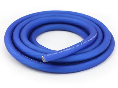 KnuKonceptz Kolossus Ultra Flex Battery Ground Wire 4 Gauge Blue Cable OFC 20Ft • $39