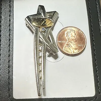 Ladder Of Success Rising Star Silver Tone Pin Brooch # 2 Mary Kay Consultant B17 • $11.99