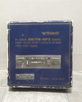 $99.99 • Buy Vintage Majestic MCR-1100 AM/FM Cassette Car Stereo IN BOX NOS