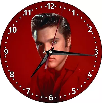 Elvis Presley Fan MDF Wall Clock • $25.99