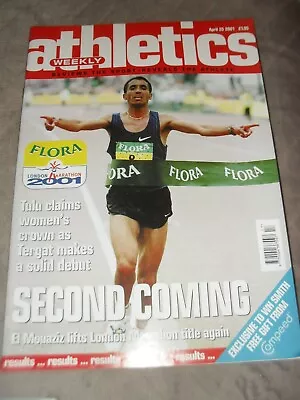 £0.99 • Buy Athletics Weekly Issue April 25th 2001, El Mouaziz, Dean Macey