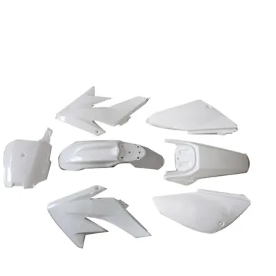 WHITE Plastics Guard Fairing Fender Kit CRF70 150c 160cc PIT PRO Trail Dirt Bike • $40