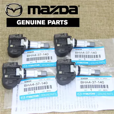 4PCS GENUINE OEM TIRE PRESSURE SENSORS TPMS For Mazda 2 3 5 6 CX7 CX9 RX8 Miata • $44.99