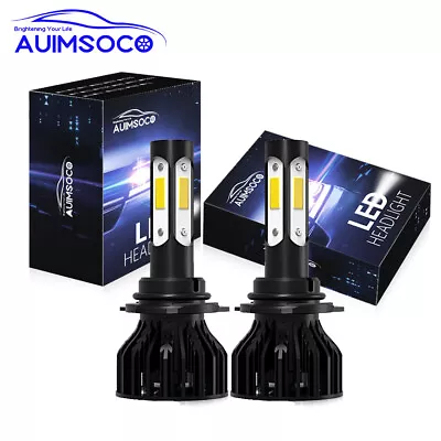 AUIMSOCO LED 9003 H4 Headlight Bulbs For Ford Focus 2000-2004 Hi/Low Beam 8000LM • $27.99